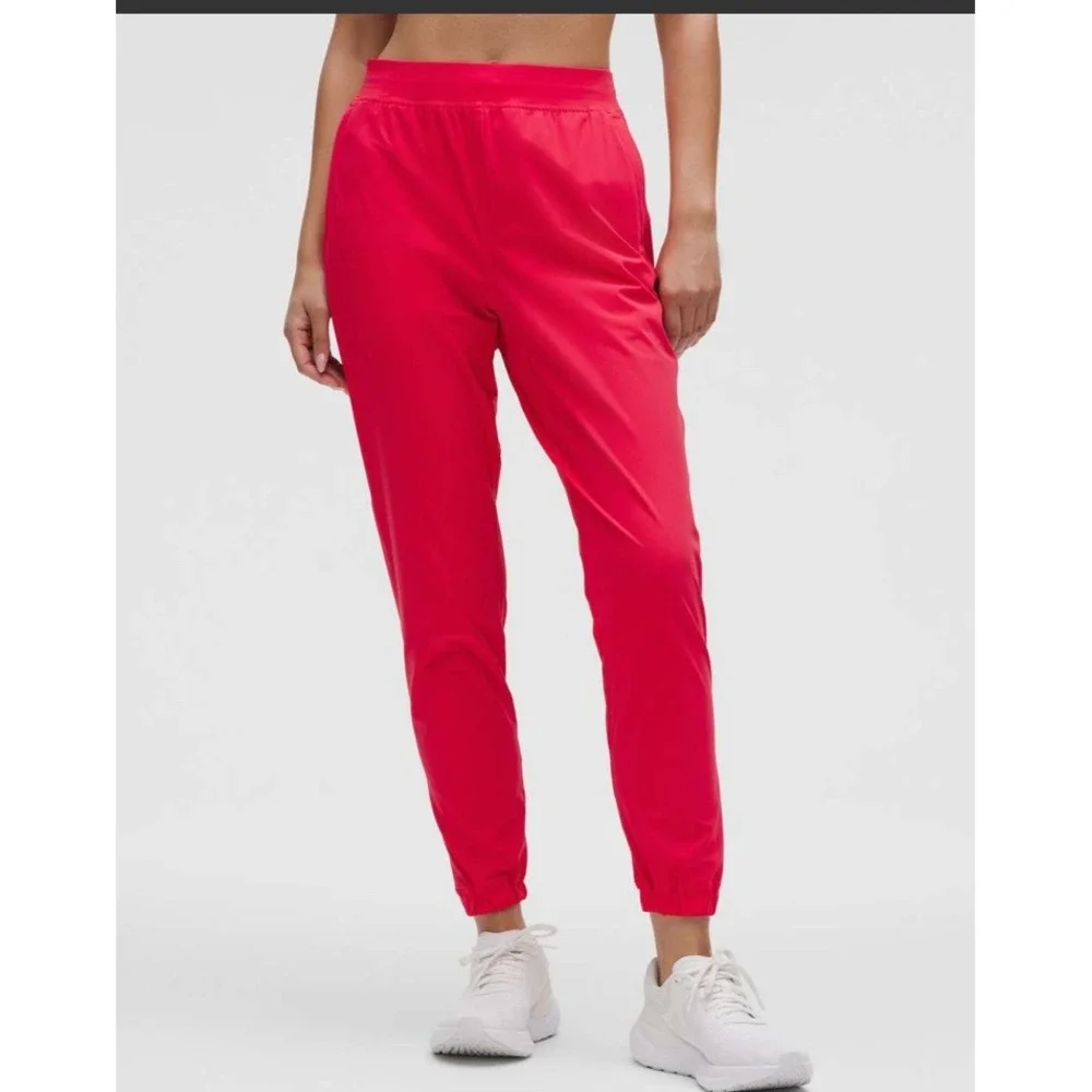 NWT Lululemon Adapted State HR Jogger Red Lightweight Athletic Pants Women's